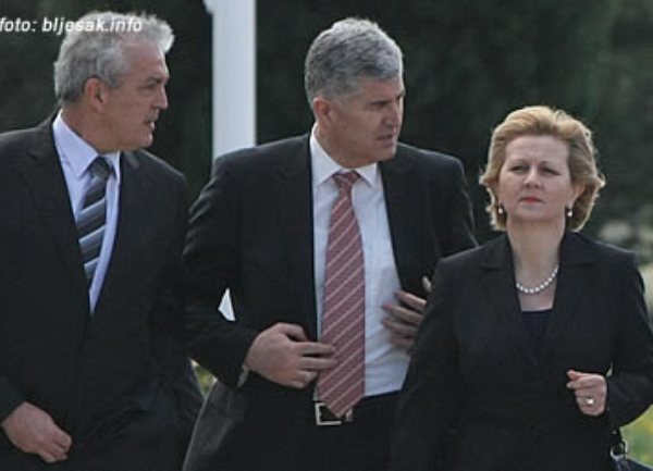 Dragan Čović i Borjana Kri&scaron;to/ Foto: bljesak.info