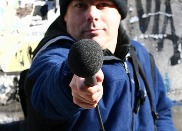 novinar, ilustracija