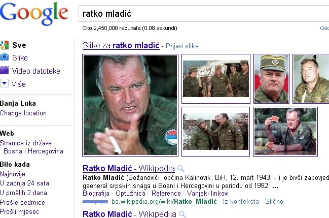 Ratko Mladić google