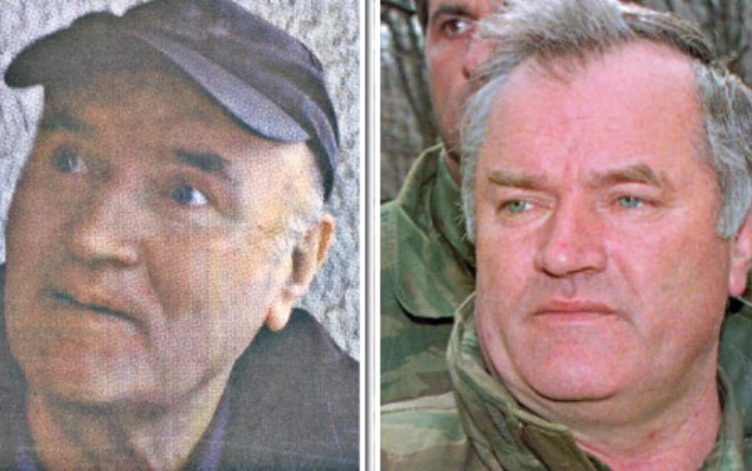 Ratko Mladić prije i danas