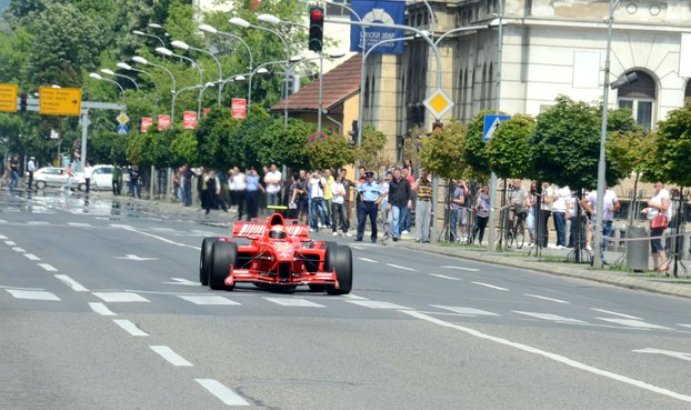 bolid F300 u Banjaluci/FOTO: FOKUS