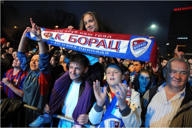 Borac proslavio titulu/FOTO: NEZAVISNE