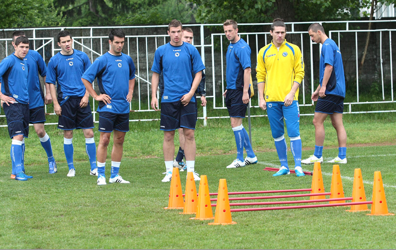 Trening reprezentacije BiH pred susret s Rumunijom