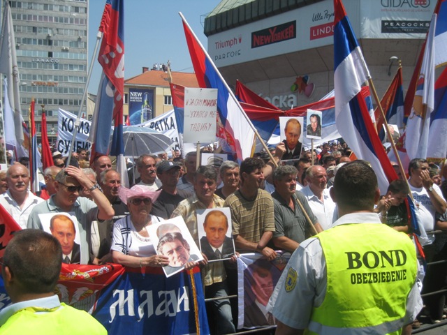 Miting podr&scaron;ke Mladiću u Banjaluci