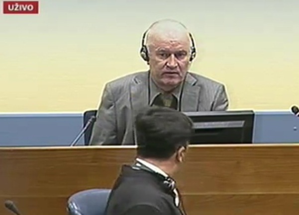 Ratko Mladić prvo pojavljivanje pred sudom u agu