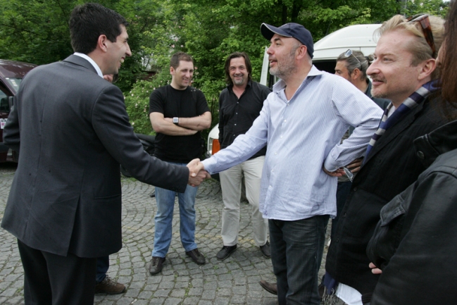 Salmir Kaplan i reditelj Lukas Sturm