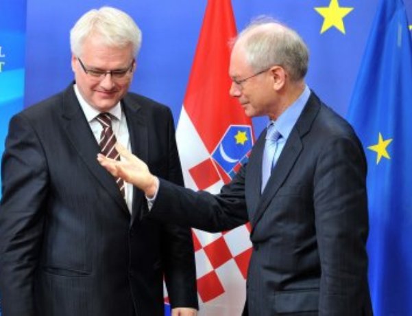 Ivo Josipović i Herman van Rompej, FOTO: Blic