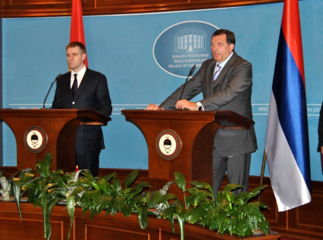 Dodik i Luksic/FOTO: SRNA