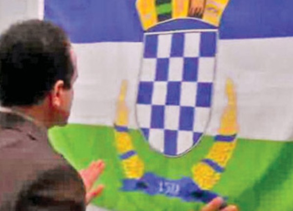 hrvatska zastava monk