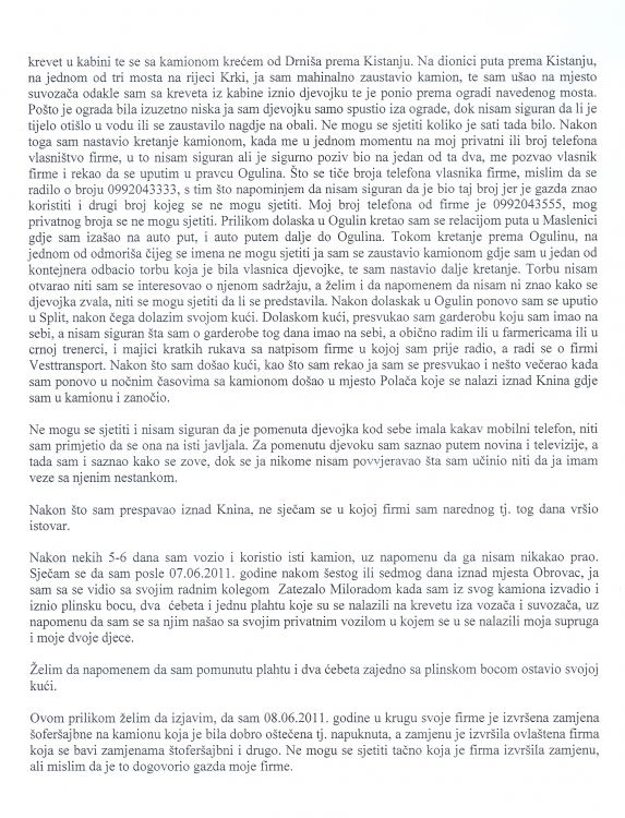 Iskaz Dragana Paravinje