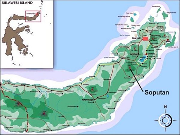 vulkan Soputan u Indoneziji