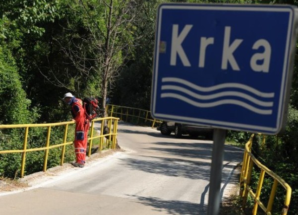 Most na Krki sa kojeg je Dragan Paravinja bacio tijelo Antonije Bilić