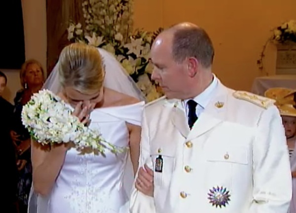 charlene plače na vjenčanju