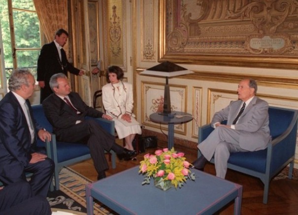 milosevic mitterand