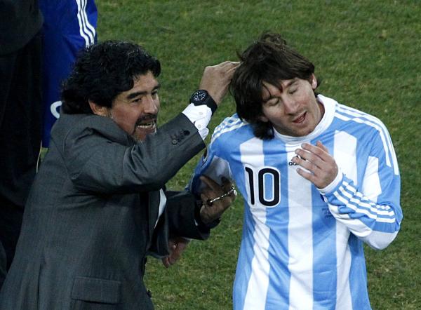 maradona-messi