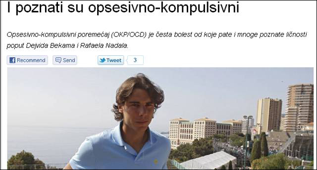 i poznati su opsesivno-kompulsivni