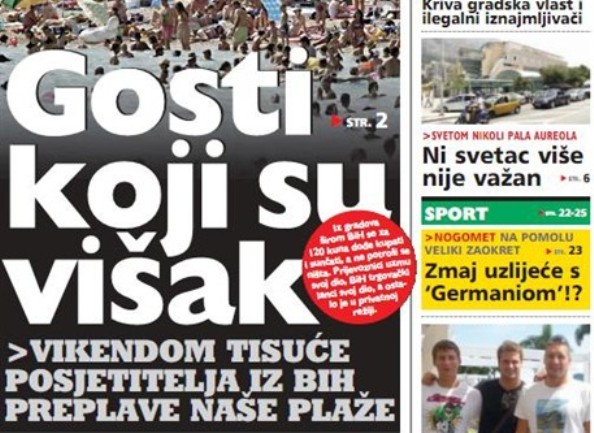 Naslovnica lista 'Makarsko primorje'