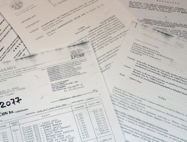 Tužbe protiv stranaka Tužbe protiv stranaka