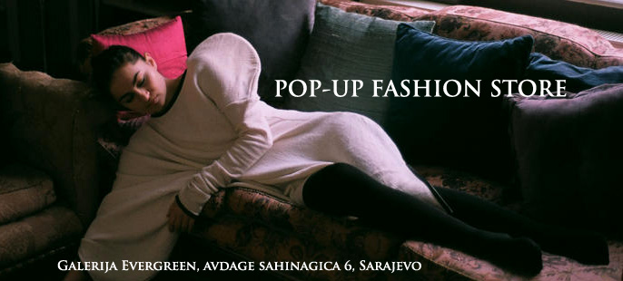 Pop-up fashion store
