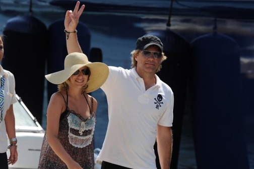 Bon Jovi na slapovima Krke