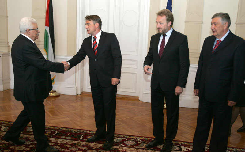 Abbas se sastao se sa članovima državnog Predsjedni&scaron;tva i s ministrom vanjskih poslova Svenom Alkalajem/ Foto: DEPO PORTAL