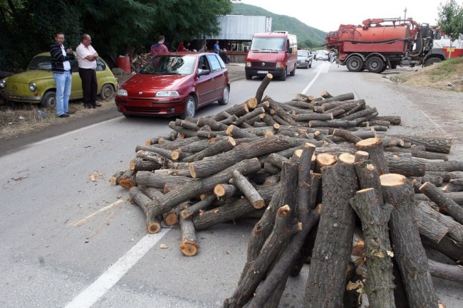 Barikade na sjeveru Kosova