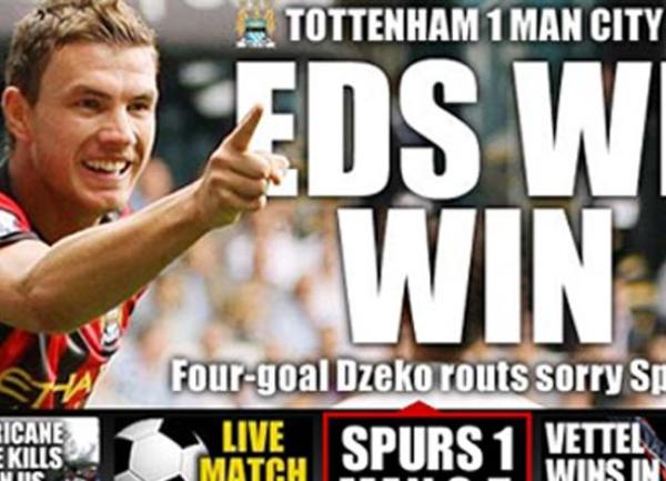 dzeko britanski mediji dzeko britanski mediji