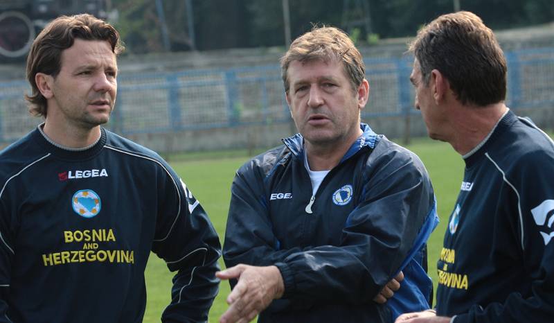 Reprezentacija BiH - trening u Hrasnici