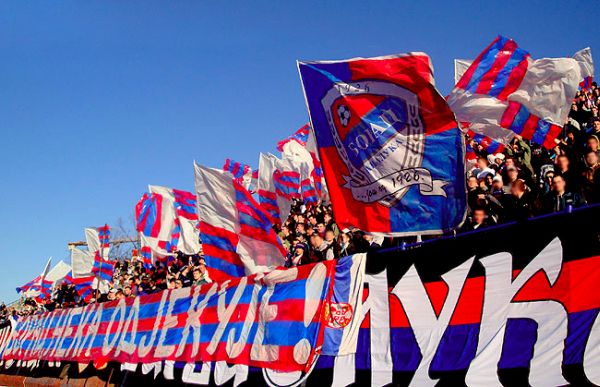 Navijači Borca; ilustracija: Lesinari1987.net Navijači Borca; ilustracija: Lesinari1987.net