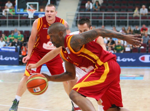 Makedonci na Eurobasketu; foto: Reuters Makedonci na Eurobasketu; foto: Reuters