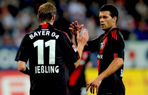 Stefan Kiessling i Michael Ballack; foto: Getty Images