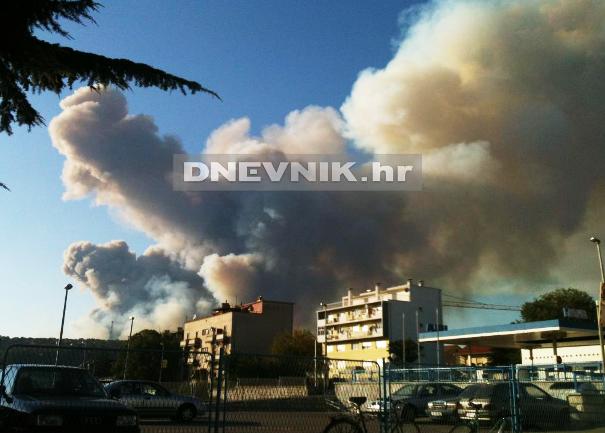 pozar-knin: Foto: Dnevnik.hr