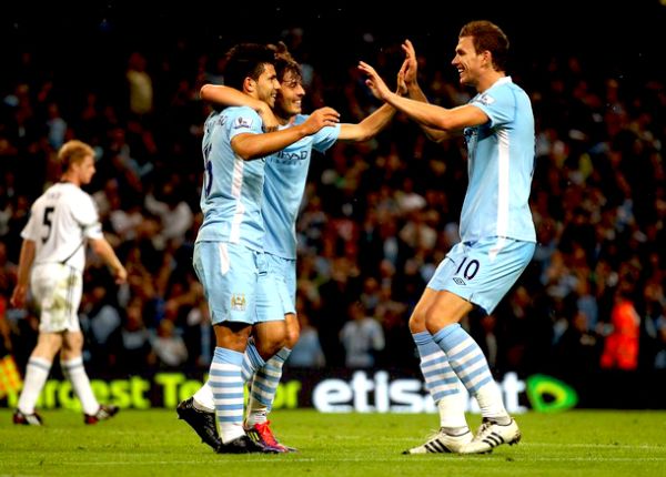 Edin Džeko i Kun Aguero su najbolji Cityjevi strijelci u ovoj sezoni, s po 6 postignutih golova; foto: Getty Images