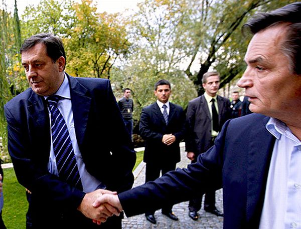 Haris Silajdžić i Milorad Dodik; foto: Nacional.hr