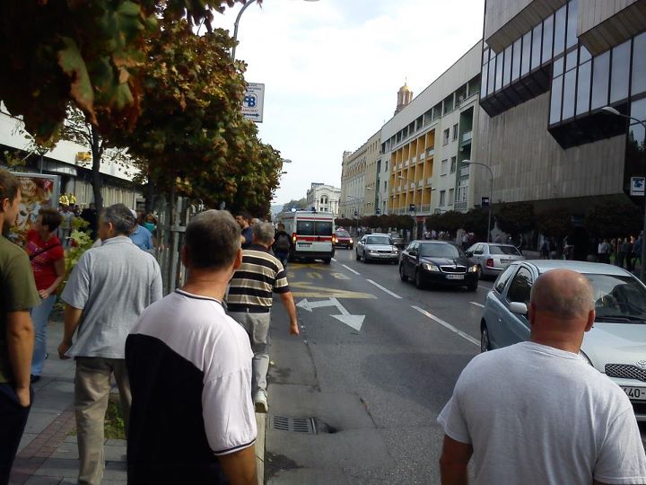 Palo stablo u centru Banjaluke Palo stablo u centru Banjaluke