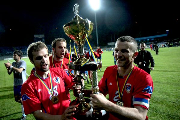 Borac je osvojio Kup BiH u sezoni 2009/2010; foto: Oslobođenje