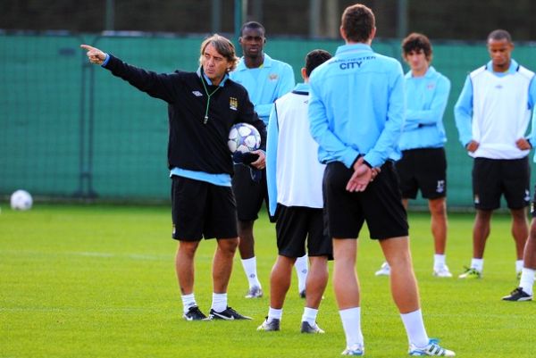 Trening Manchester Cityja uoči meča protiv Bayerna; foto: Getty Images