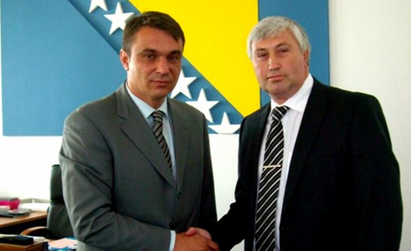 Sadik Ahmetović i Freddy Roosemont; foto: Msb.gov.ba