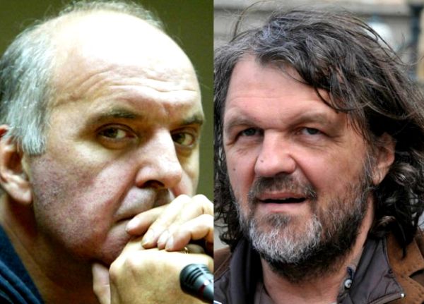 Petar Luković i Emir Kusturica; ilustracija: Kurir-info.rs