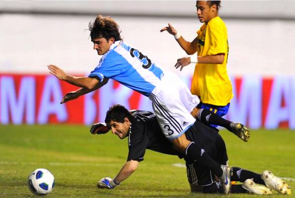 Brazilce je u vodstvo doveo mladi 19-godi&scaron;nji napadač Lucas u 53. minuti, dok je na 2:0 povisio Neymar u 75. minuti susreta; foto: AFP
