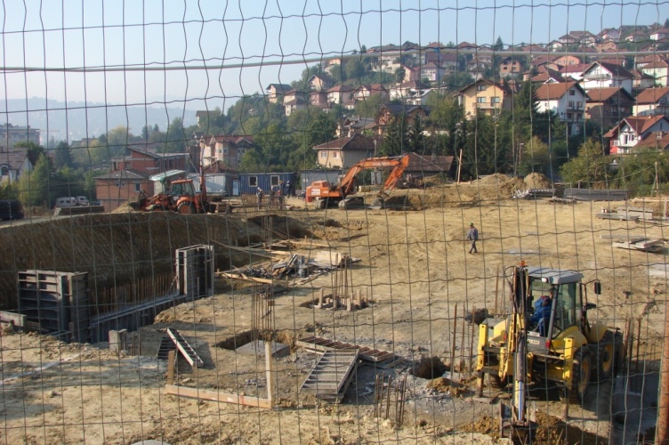 Radovi na izgradnji sportske dvorane &ldquo;Srce&rdquo; u Buća Potoku