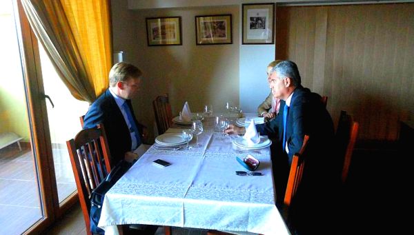 Peter Sorenssen i Dragan Čović; foto: Hdzbih.org