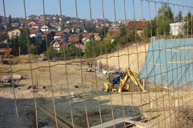 Radovi na izgradnji sportske dvorane &ldquo;Srce&rdquo; u Buća Potoku