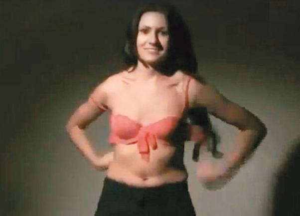 politicarka striptiz