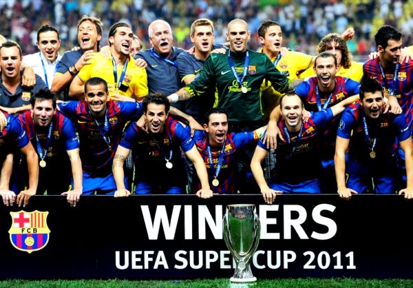 Barcelona nakon osvajanja turnira; foto: Reuters