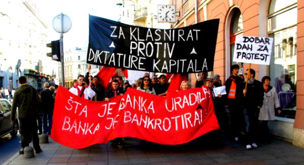 Okupiraj Sarajevo: Ulični protest; foto: Depo.ba