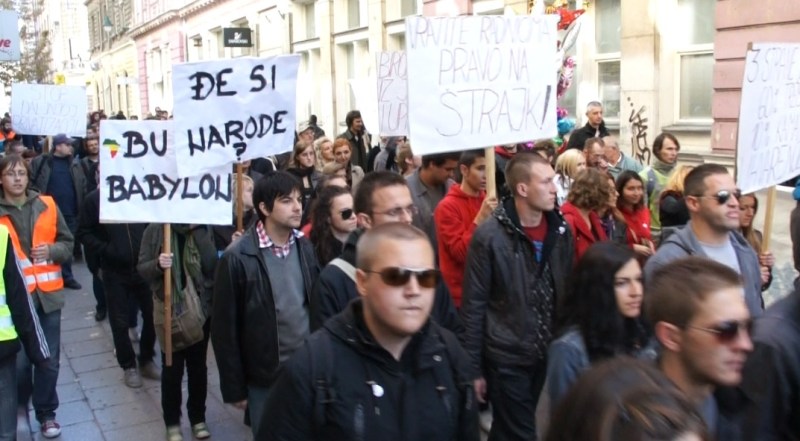 Antikapitalistički protesti u Sarajevu