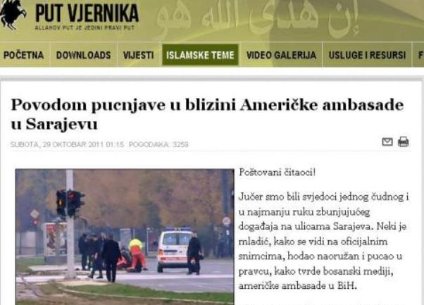 Put vjernika o napadu na Ambasadu SAD u Sarajevu