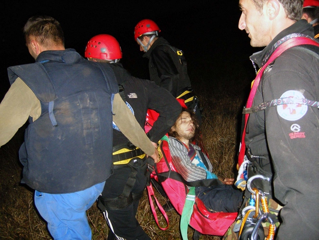 Spašavanje paraglajdiste na Jahorini; Foto: SRNA Spašavanje paraglajdiste na Jahorini; Foto: SRNA
