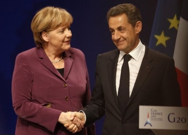 Angela Merkel i Nicolas Sarkozy
